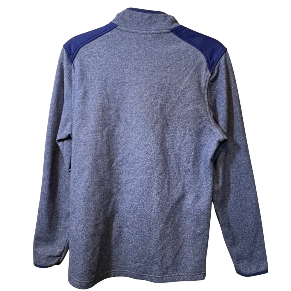 Under Armour ColdGear Pullover‎ Small Blue 1/4 Zip Athletic Top Lightweight S